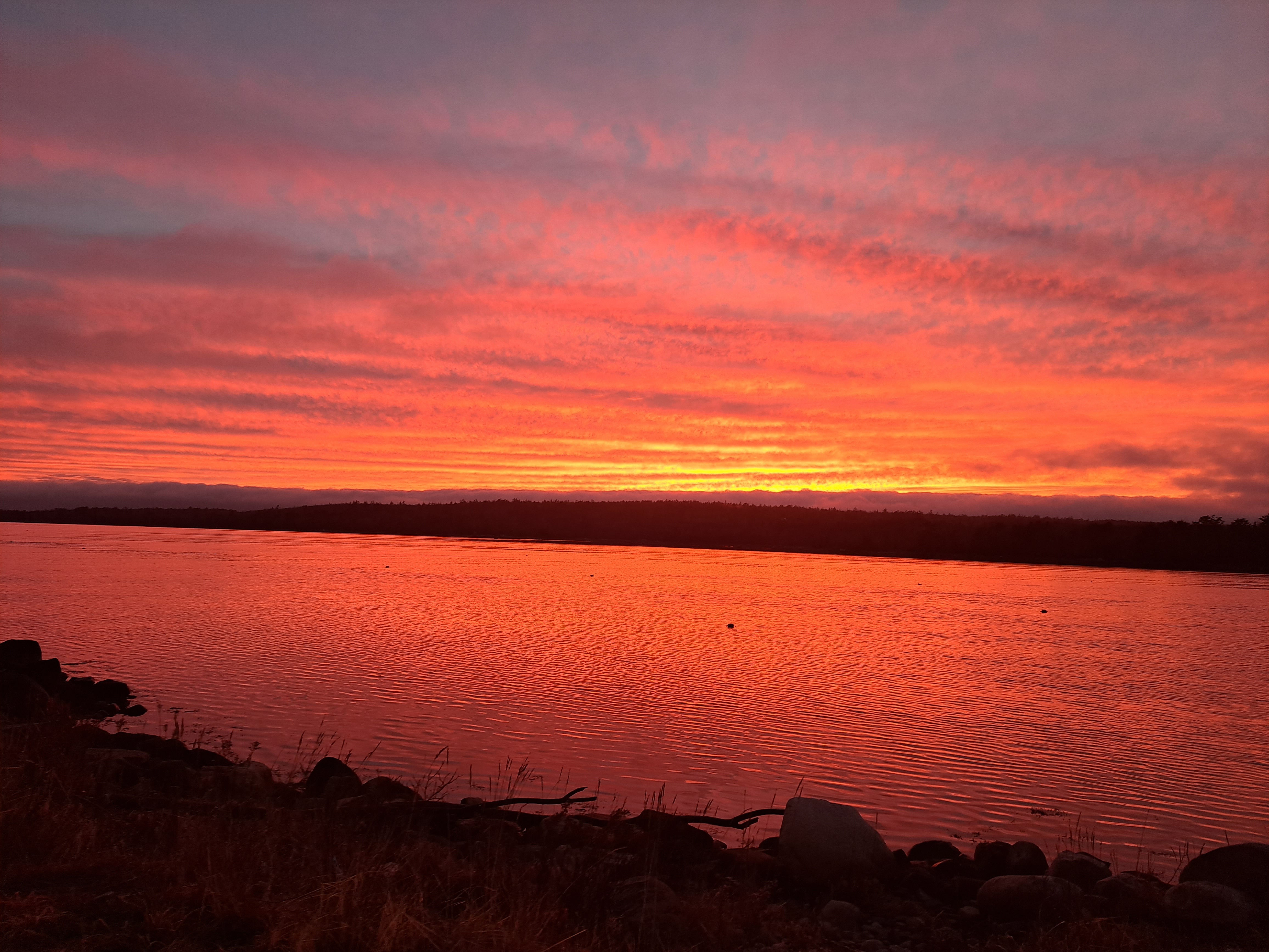 Stunning Sunset on Lake Deception, Nova Scotia